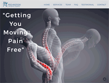 Tablet Screenshot of movingpainfree.com